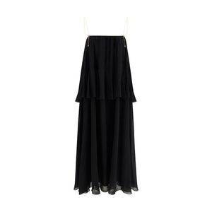 Chloé Black Silk Casual Women's Dress
